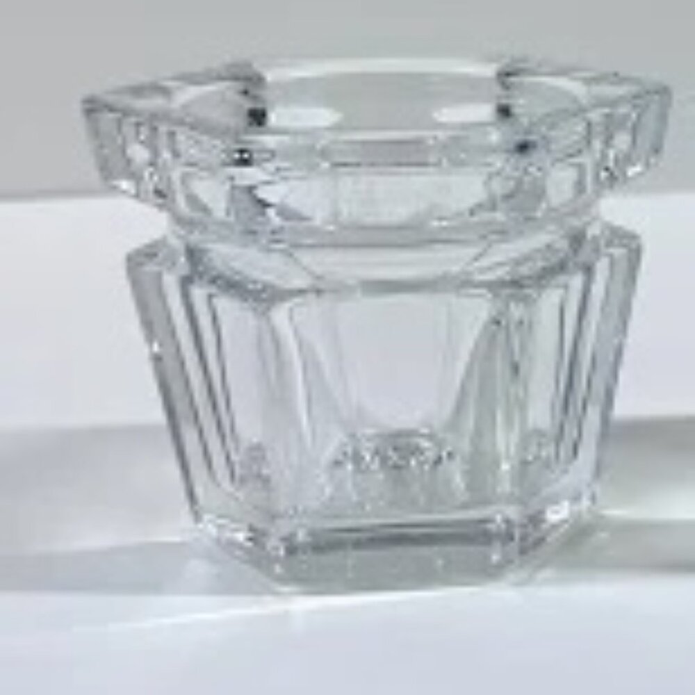Ralph Lauren votive Candle holder crystal gift glass wedding signed